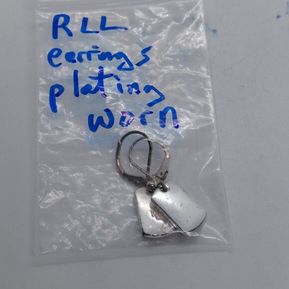 RLL Lauren Ralph Lauren silver plated earrings - Picture 3 of 3